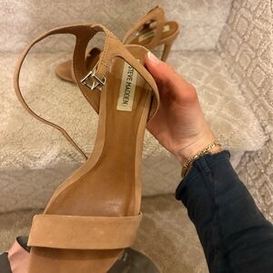 Steve Madden Tan Heeled Sandals